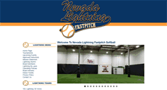 Desktop Screenshot of nevadalightningfastpitch.org